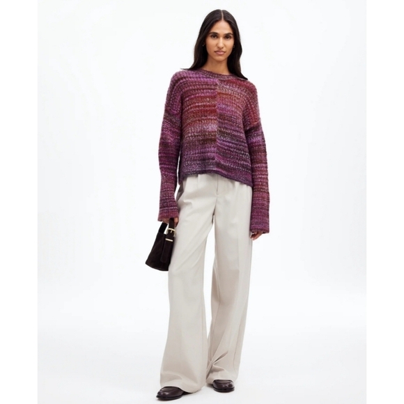 Madewell Space-Dyed Crewneck Sweater In Spacedye Verbena - Picture 5 of 13